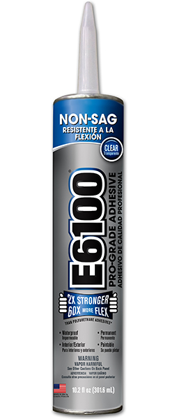 E6100 Industrial Strength Adhesives Non-sag